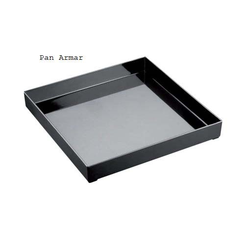 ΤΑΨΙ ΒΙΤΡΙΝΑΣ ΠΛΑΣΤΙΚΟ ΜΑΥΡΟ 25x25x5cm