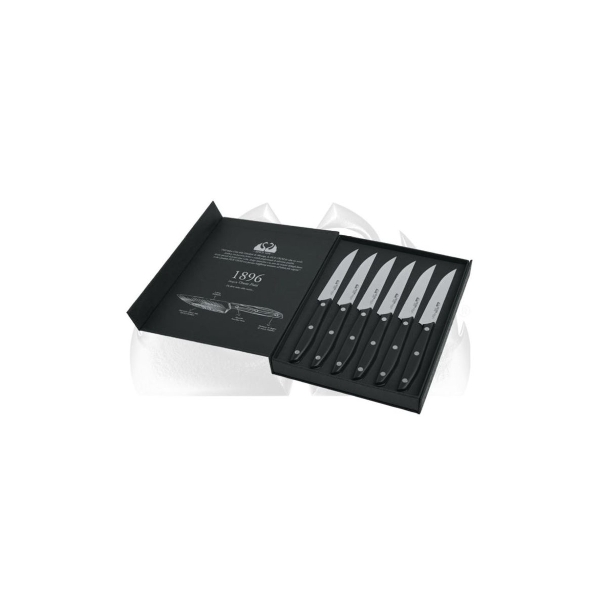 ΜΑΧΑΙΡΙΑ ΣΕΤ 6 ΤΜΧ 1896 ΣΕ ΠΟΛΥΤΕΛΗ ΚΑΣΕΤΙΝΑ