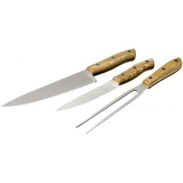 Knife set olive wood (3 pieces)
