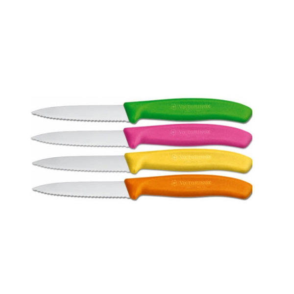 Μαχαίρι Κουζίνας Κιτρινό VICTORINOX 10 εκ. πριονωτό